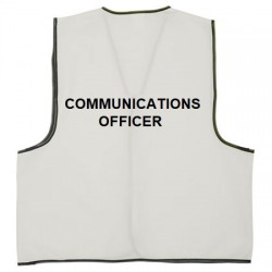 Communications Officer Printed Vest